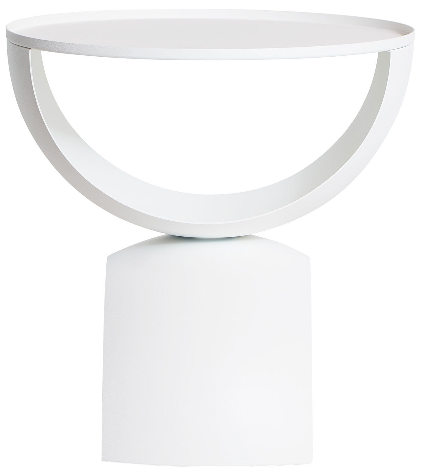 Sidebord "BOW BOW", hvid version af Frederik Roijé Design