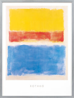 Tableau "Sans titre (jaune, rouge et bleu)" (1953), encadré von Mark Rothko