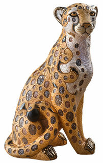 Ceramic figure "Cheetah"