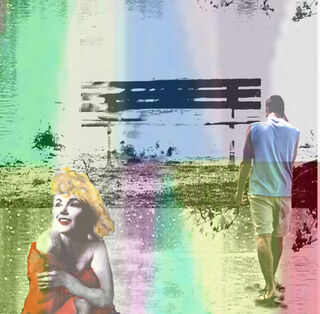 Picture "Young Couple at the water" (2015) (Unique piece)