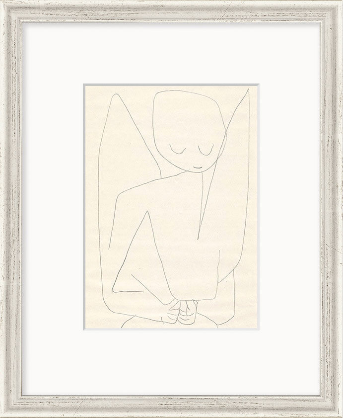 Bild "Glömsk ängel" (1939), inramad av Paul Klee
