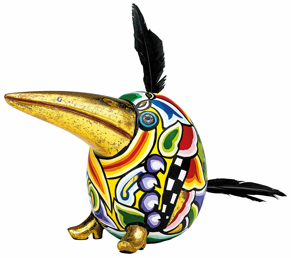 Toucan "Gonzo", gold by Tom's Drag