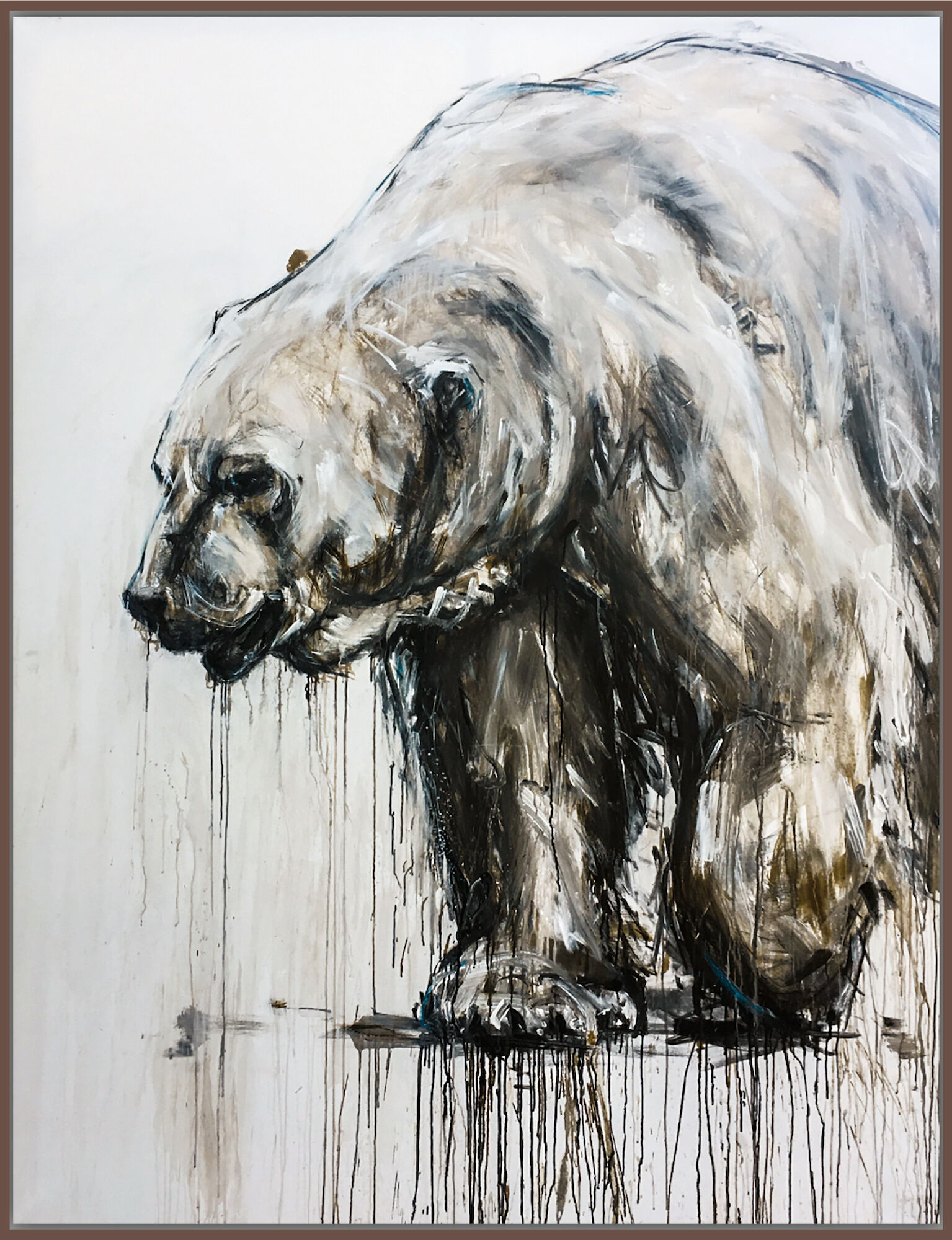 Picture "Polar Bear_31" (2020) (Unique piece) by Ralf Koenemann