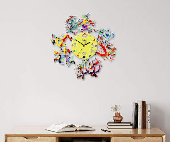 Reloj de pared "Disco Time" de David Gerstein