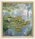 Quadro "Ninfee - Nymphéas" (1916-19), incorniciato di Claude Monet