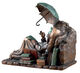 Skulptur "Der arme Poet" (1839), Kunstguss von Carl Spitzweg