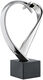 Sculpture "Sweetheart" (2022), cast version, metallic silver by Pierre-Paul Maillé