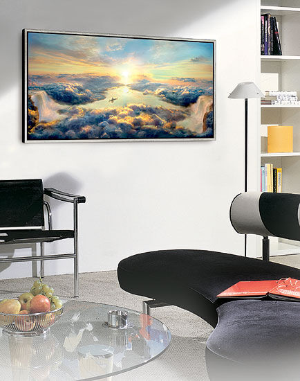 Bild "River of Oblivion - Fluss des Vergessens" (2007), gerahmt von Ule W. Ritgen