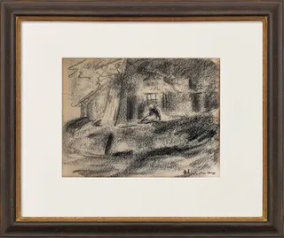 Bild "Unter Bäumen" (1892) (Unikat)