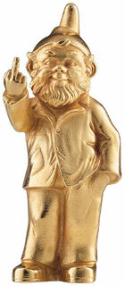 Sculpture "Sponti Dwarf", gold-plated version
