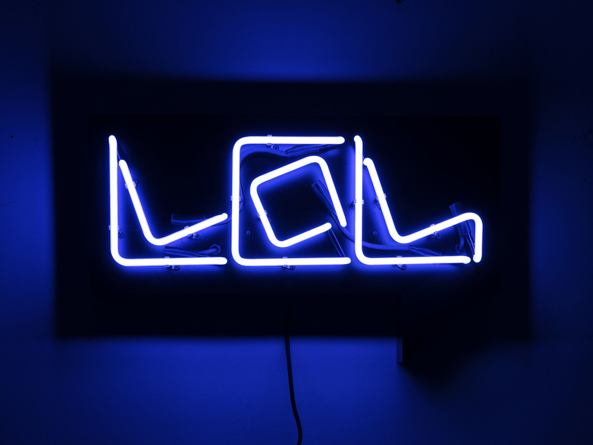 Wandobject "LOL" (2020) von Doppeldenk
