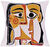 Kissenhülle "Kopf einer Frau" (1962)