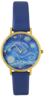 Künstler-Armbanduhr "Sternennacht" - für Damen