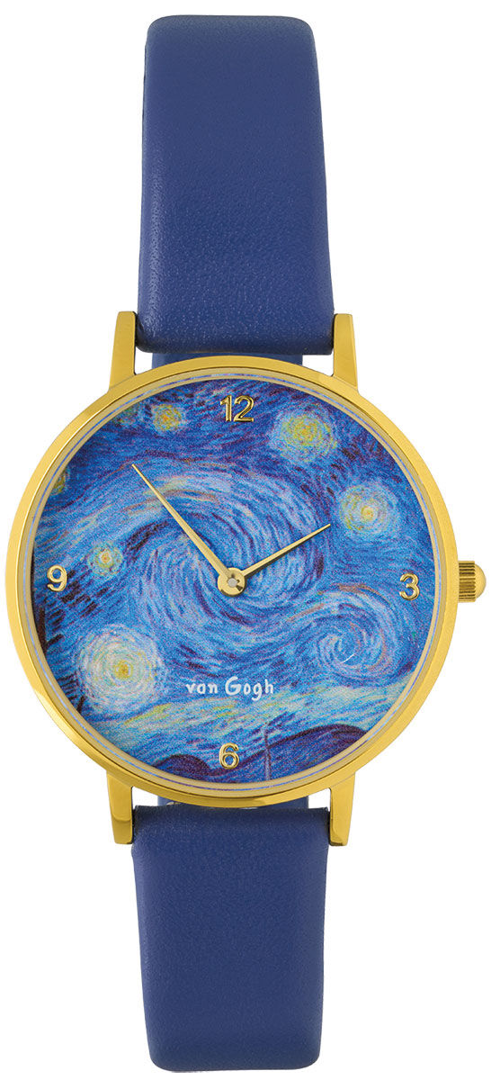 Konstnärens armbandsur ”Stjärnklar natt” – för damer av Vincent van Gogh