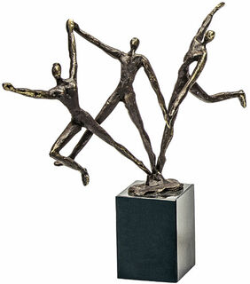 Skulptur "Dynamisches Team" von Gerard