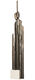 Skulptur "Lineair", Bronze auf Stein von Guy Buseyne