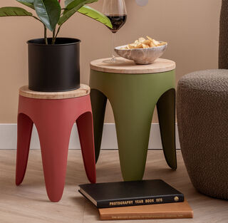 Sgabelli / tavolini "Double Funky", set da 2