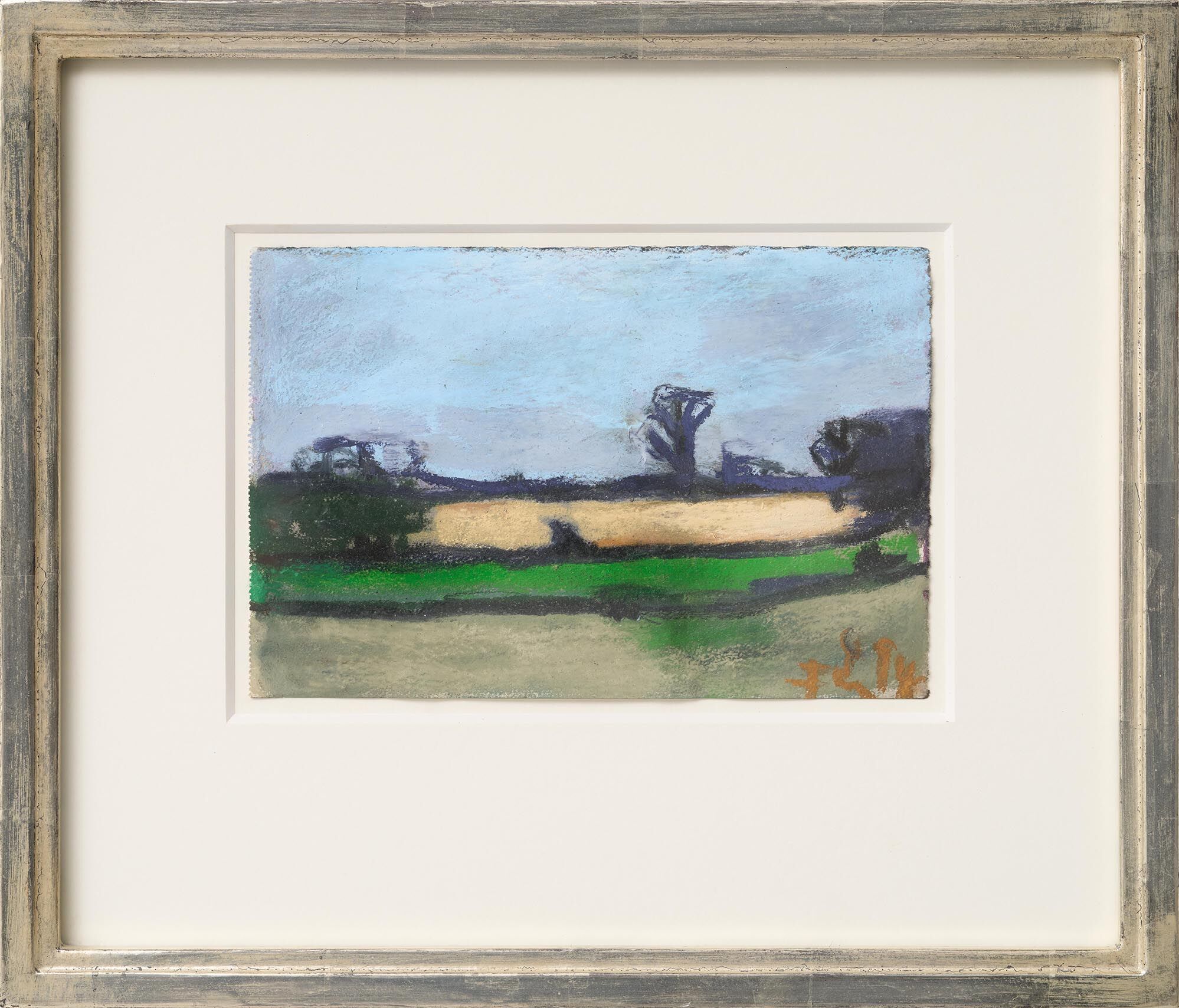 Picture "Field Landscape" (2014) (Unique piece) by Klaus Fußmann