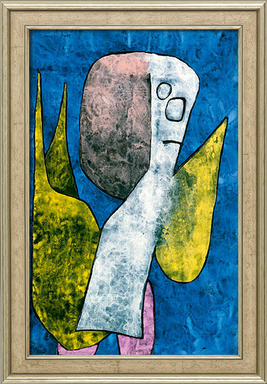 Beeld "Arme engel" (1939), ingelijst von Paul Klee