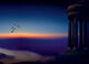 Bild "Early Dawn" (2008), gerahmt von Ule W. Ritgen