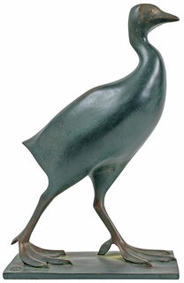 Sculpture "Poule d'eau", bronze collé von Francois Pompon
