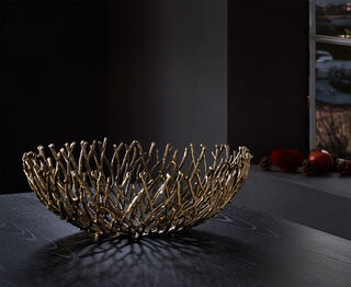 Schale "Coral", Messing Antikfinish von Philippi