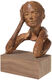 Skulptur "Besonnenheit", Bronze von Valerie Otte