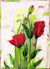 Bild "red happy flowers" (2020) (Unikat)