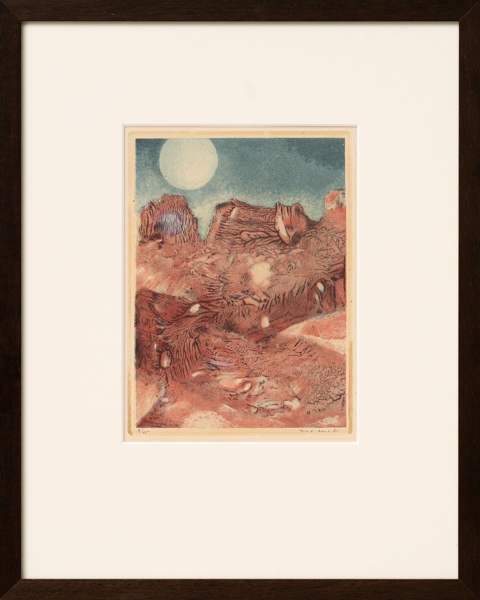 Picture "Vue de ma fenêtre" (1960) by Max Ernst
