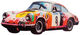 Tableau "Porsche 911" (2023), version découpée de Holger Mühlbauer-Gardemin