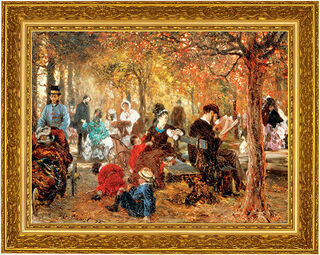 Picture "In the Jardin de Luxembourg" (1876), framed