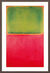 Bild "Green Red on Orange" (1951), gerahmt