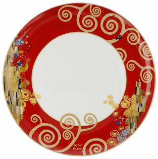 Tea plate, porcelain with gold decoration
