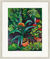 Beeld "Bloemen in de tuin, Clivia en Pelargoniums" (1911), ingelijst