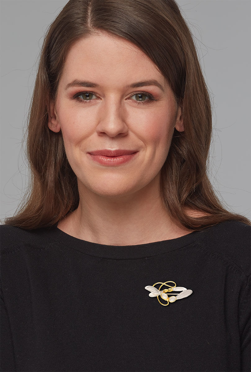 Broche "Aleteo - Slagvleugels"