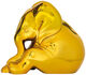 Scultura "Piccolo elefante", versione fusa, oro metallico di Jagna Weber