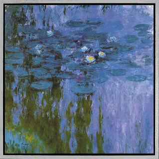 Picture "Water Lilies II" (Nymphéas 1916-19), framed by Claude Monet