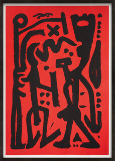 Beeld "Zonder titel" von A. R. Penck