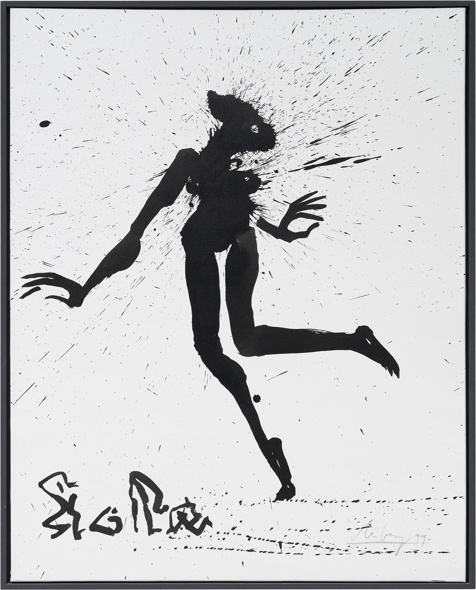 Picture "Dancers" (1999) (Unique piece) by Helge Leiberg
