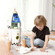 Set di giocattoli in legno "Rocket" (51 pezzi, per bambini dai 3 anni in su) di Kid's Concept