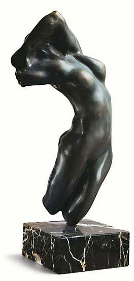 Sculpture "Torso of Adele" (original size), bonded bronze version by Auguste Rodin