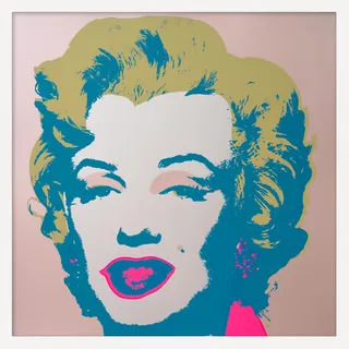 Obraz „Sunday B. Morning Marilyn Olive, Light Green, Pink“