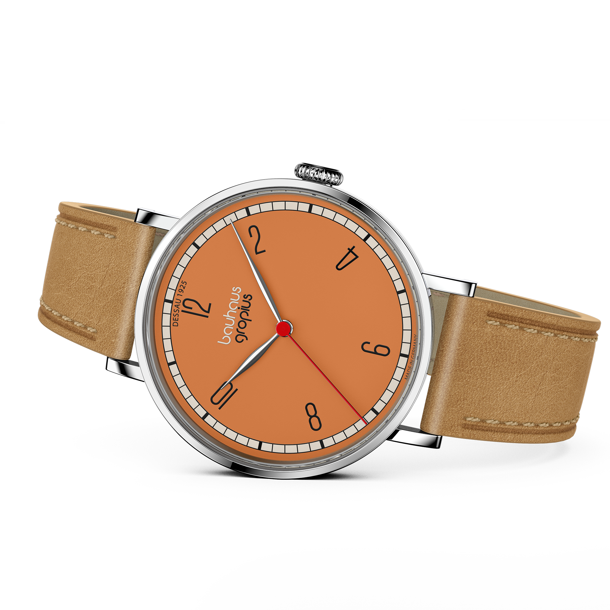 Bauhaus Walter Gropius wristwatch "Dessau 1925" – Made in Germany – Sapphire crystal – 38mm