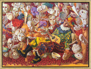 Bild "Die leckeren Kirschen" (2006), gerahmt von Kaikaoss