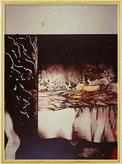 Bild "Unberührt" (1974), gerahmt von Bruno Bruni