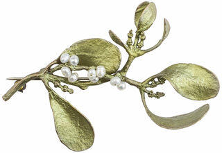 Brooch "Mistletoe"