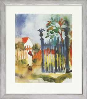 Picture "Garden Gate" (1914), framed