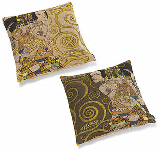 Set of 2 cushion covers "Expectation" by Gustav Klimt