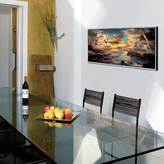Bild "Golden Dawn" (2008), gerahmt von Ule W. Ritgen