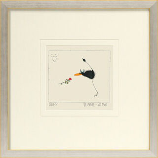 Picture "Zodiac Sign Taurus (21.4.-20.5.)", framed by Michael Ferner